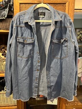 Urban Outfitters Original Use Blue Denim Shirt Jacket
